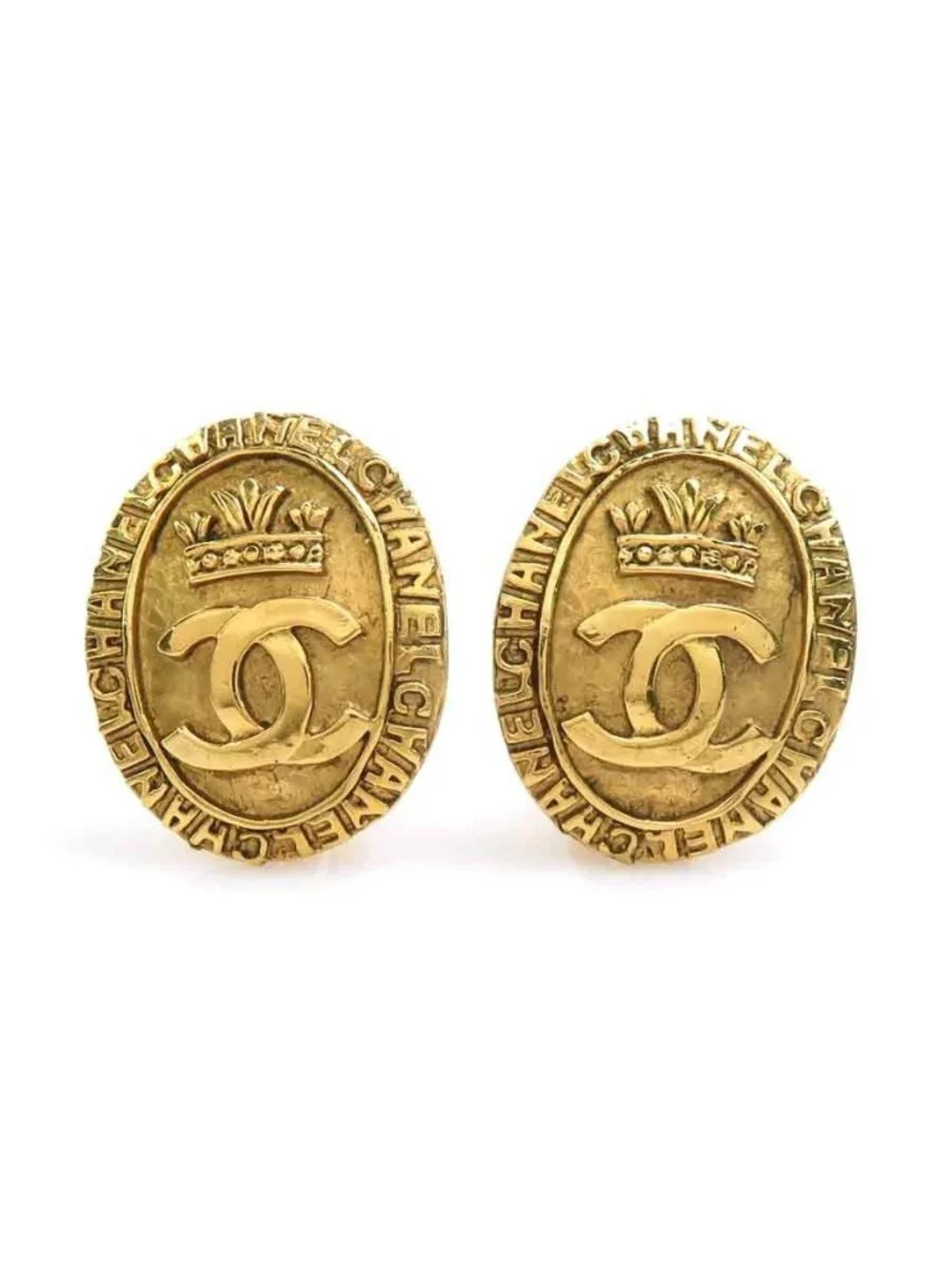 Chanel Earrings CC Logo